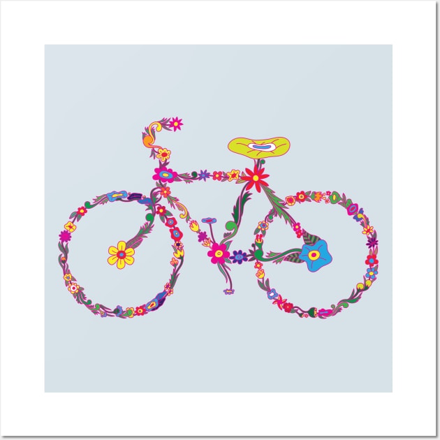 Bike Flourish Wall Art by martinussumbaji